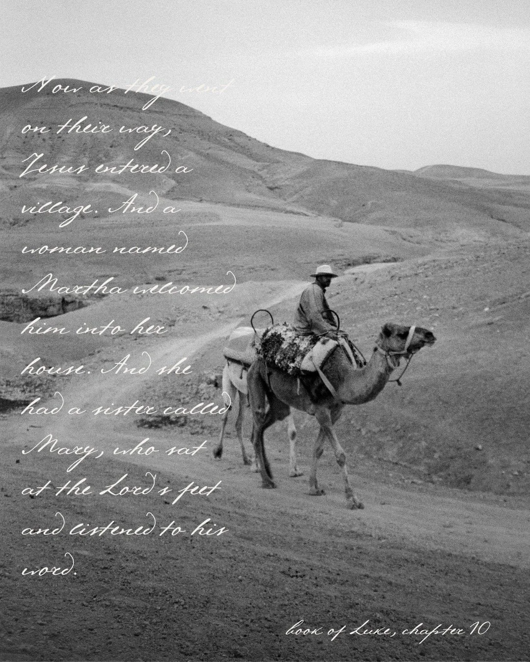 ​I yearn for a chapter in the Holy Scriptures called "Bethany."

But I realize it's quite special that we don't know much about what happened there. That's true intimacy. True friendship. True love.

We all gather around to see Jesus flip d