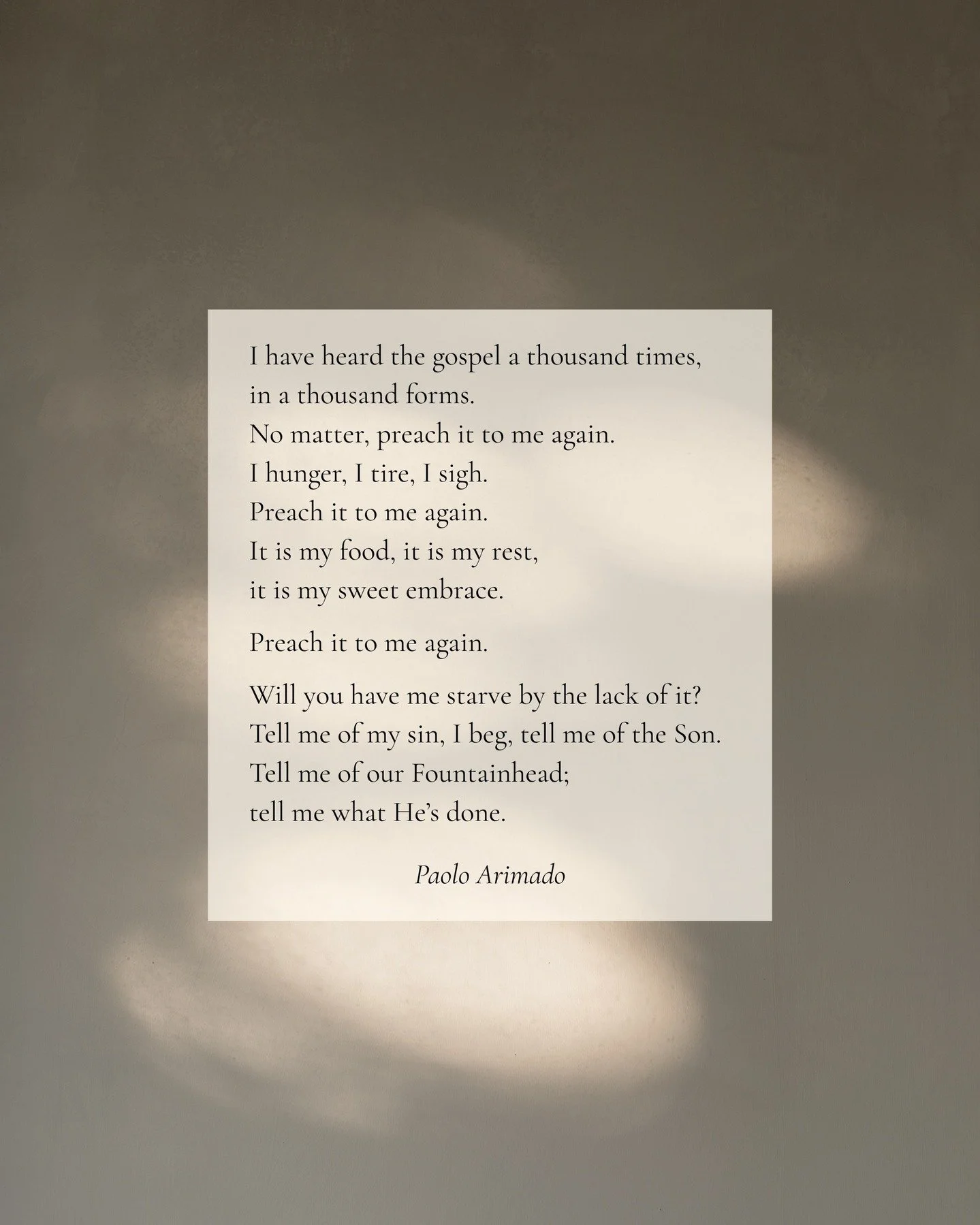 Beloved beautiful Lamb, preach it to us again 🤍

&ldquo;This is a day you are to commemorate; for the generations to come you shall celebrate it as a festival to the Lord &mdash; a lasting ordinance.&rdquo;

Exodus 12:14