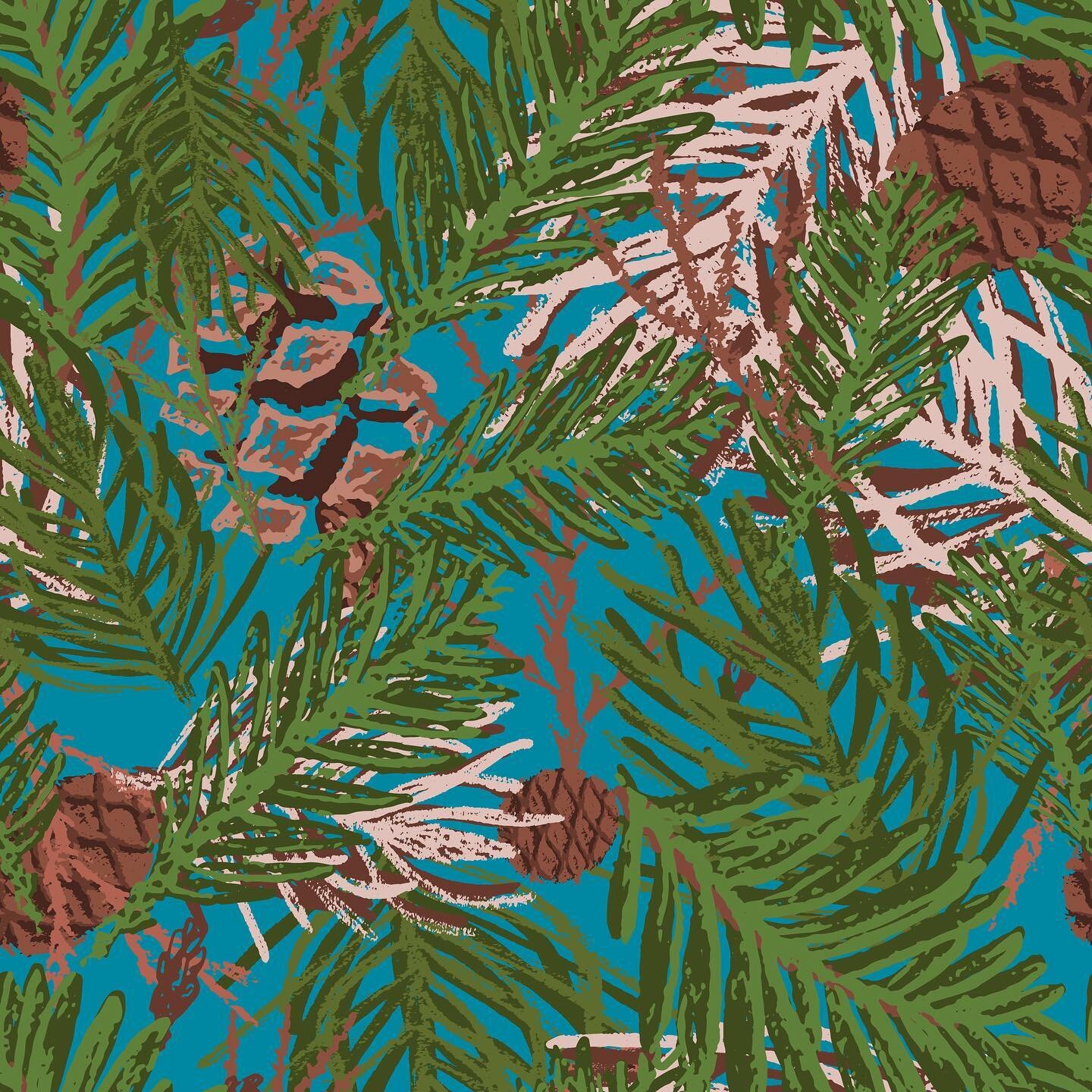 The pattern I created for the new challenge @Spoonflower, &ldquo;Forest Biome&rdquo; is all about the redwood forest and feeling enveloped in that beautiful space, looking up at the trees and the sky. &hellip;. Link to vote for patterns is in the bio
