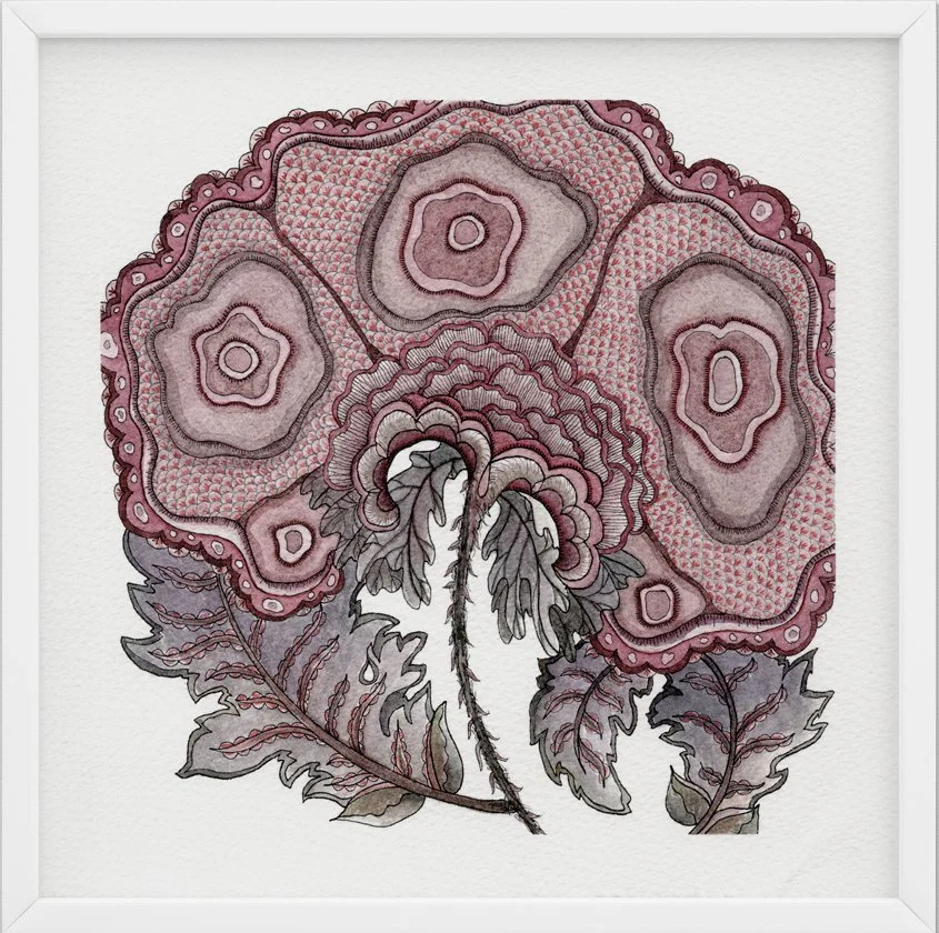 A Nod to Nature #12 | 8" x 8" watercolor on paper