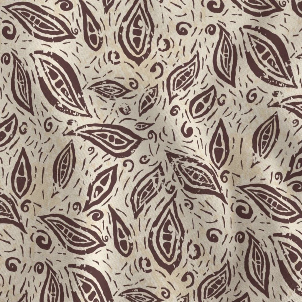 Brown Tan block print leaves MOCK_1a.jpg