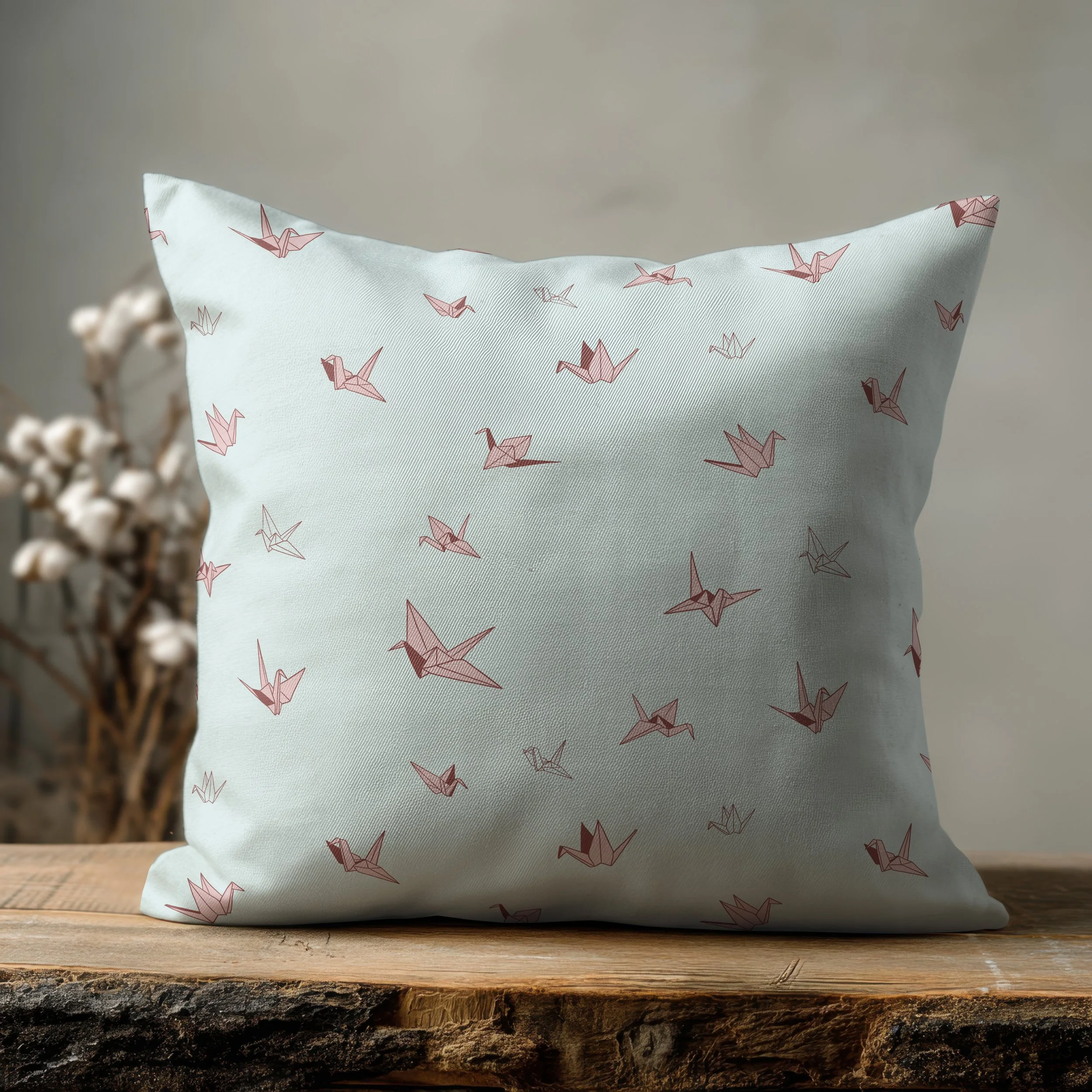 Blue-SurrealistCranes-MockPillow.jpg