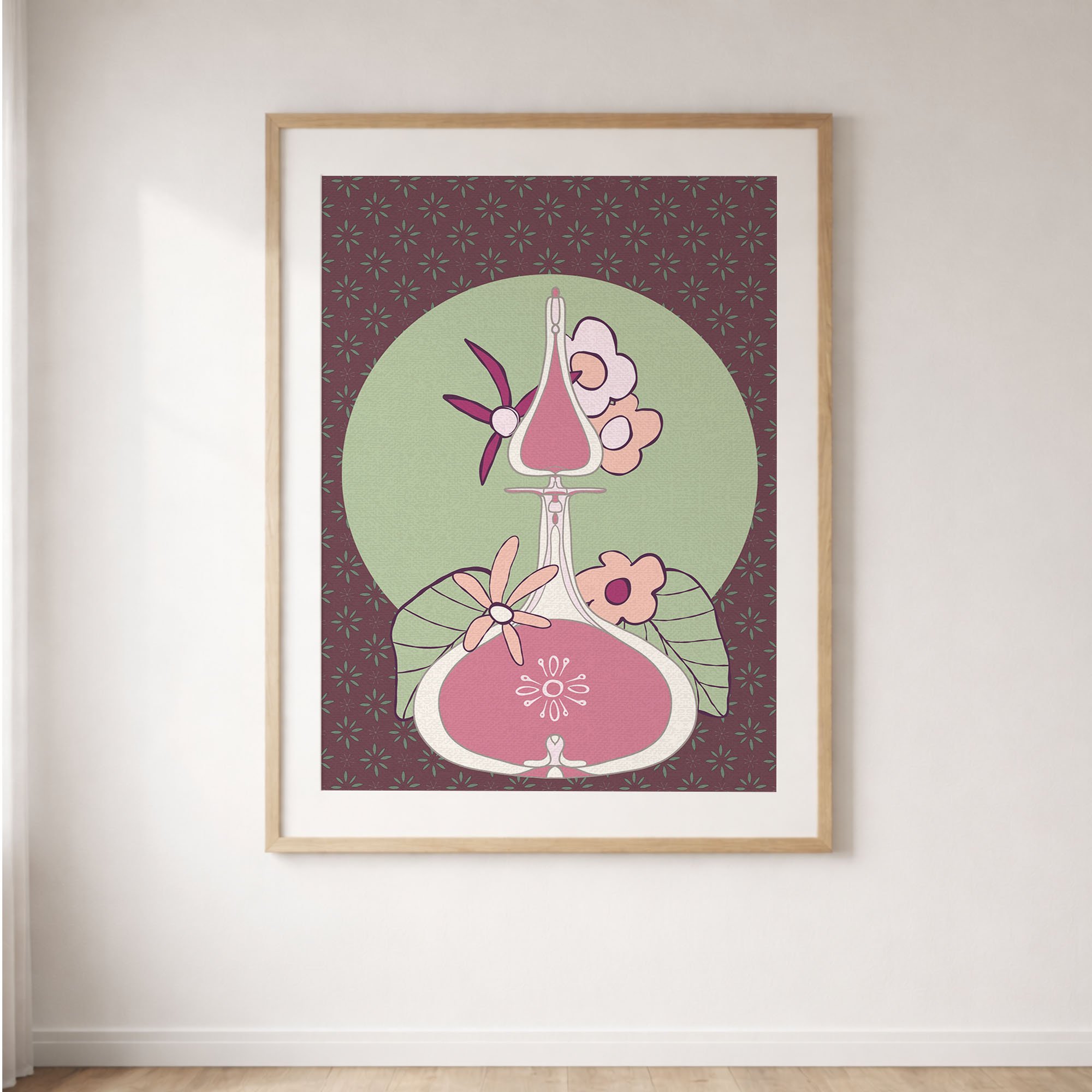 CeledonPink-BottleFlowers-PosterArtFrame.jpg