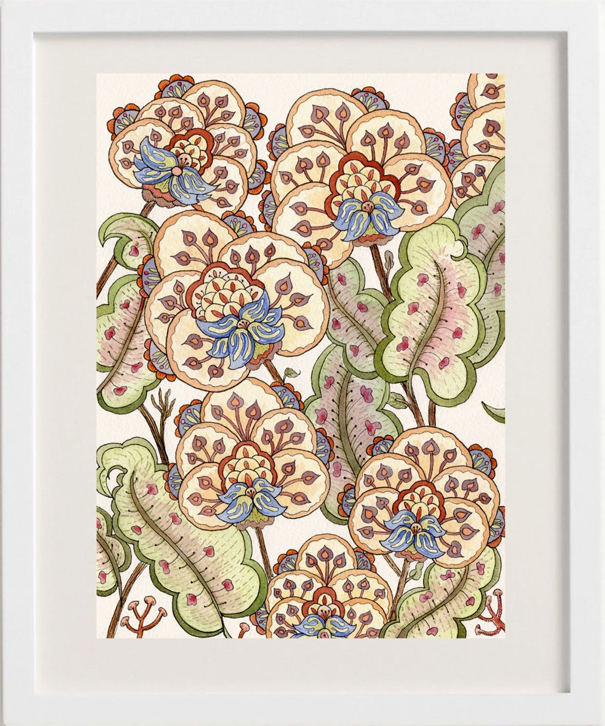 A Nod to Nature #21 | 9" x 14" watercolor on paper