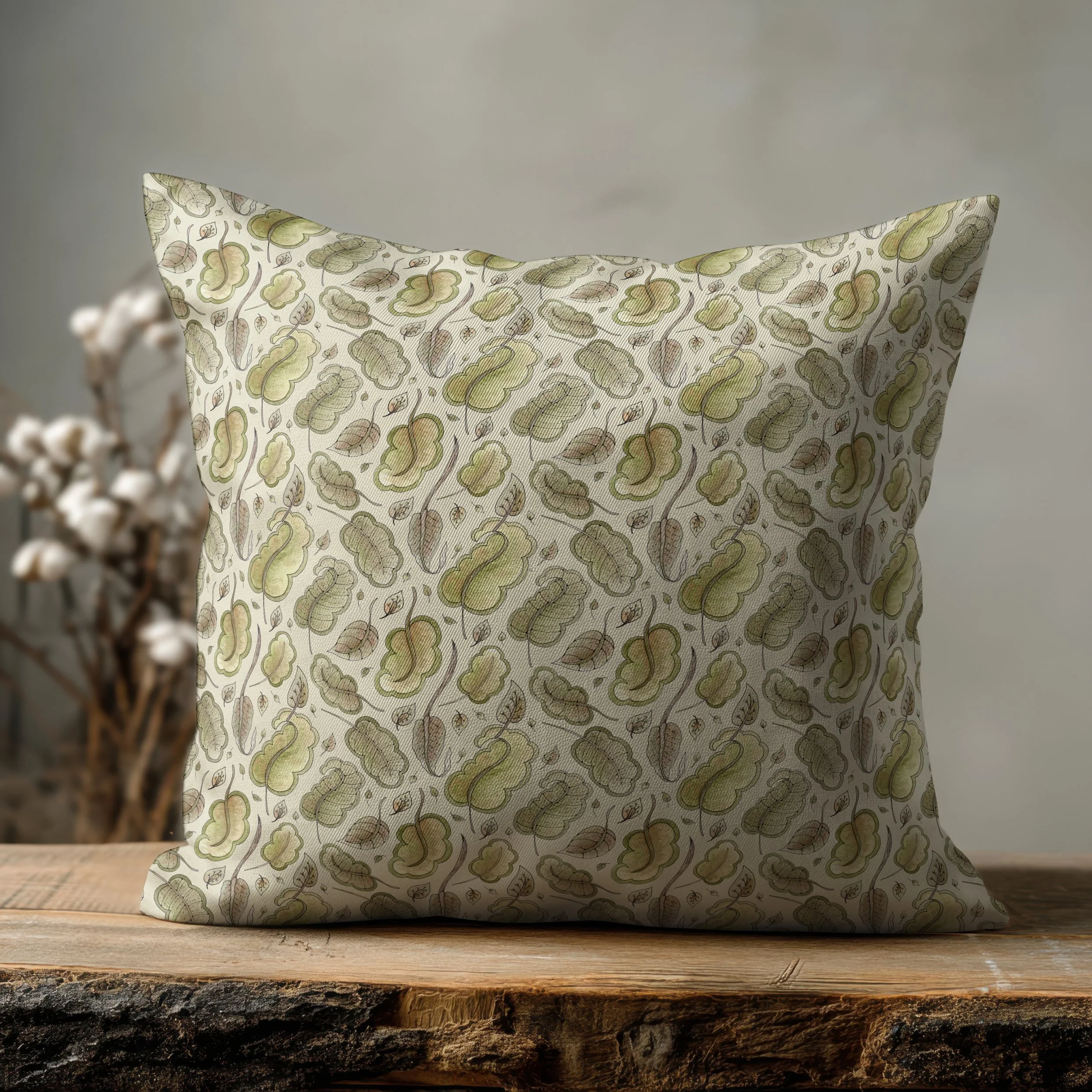 GreenGold-Leaves-MockPillow.jpg