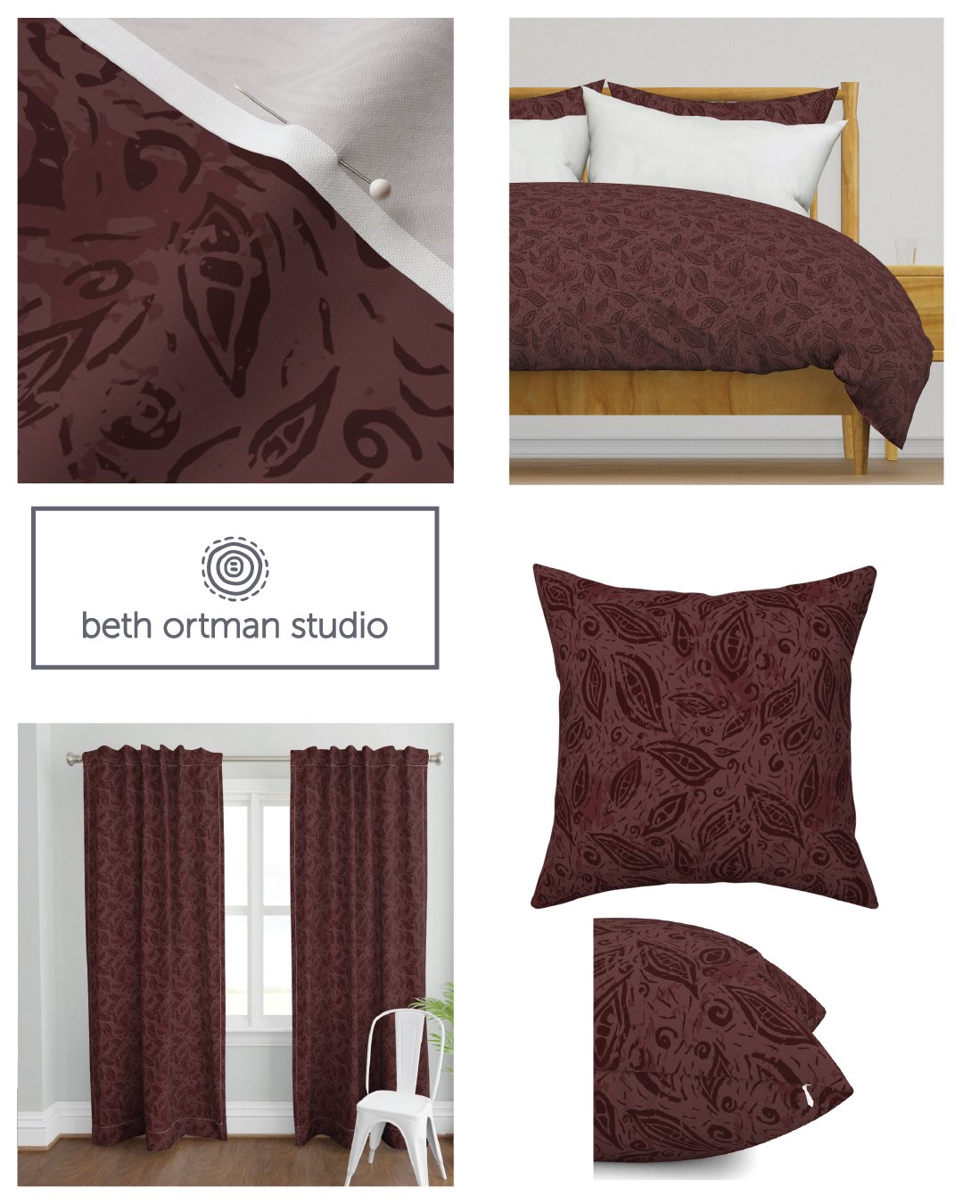 Burgandy block print leaves _IG TILE_fabric.jpg