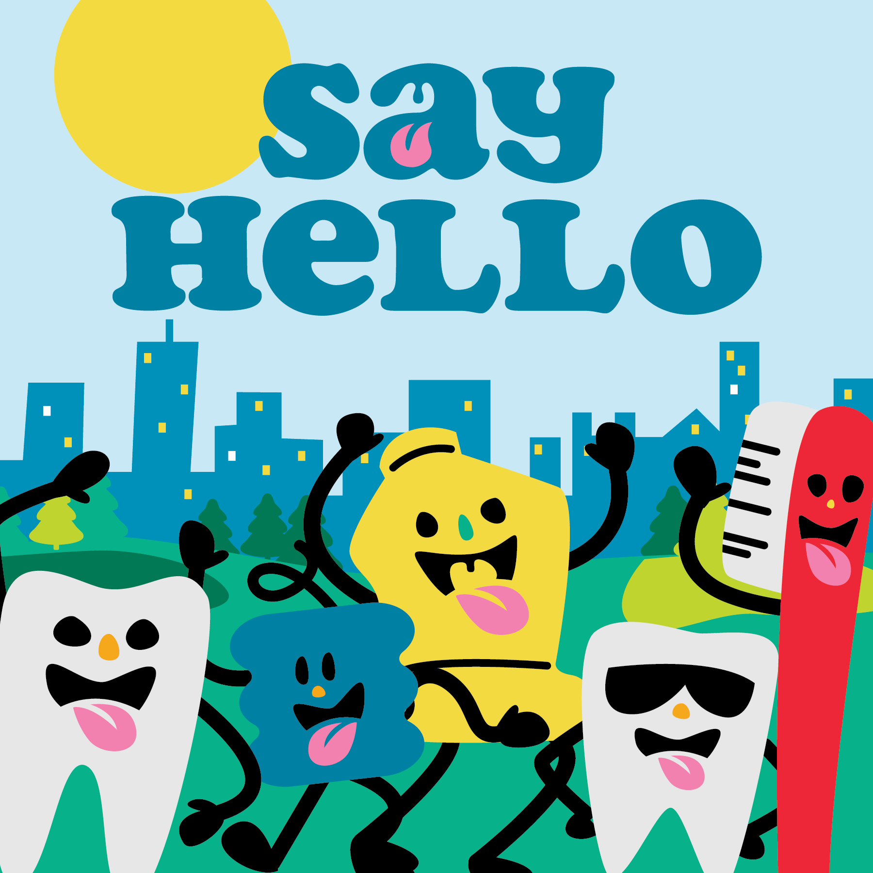 Sayahh City Welcome Graphic