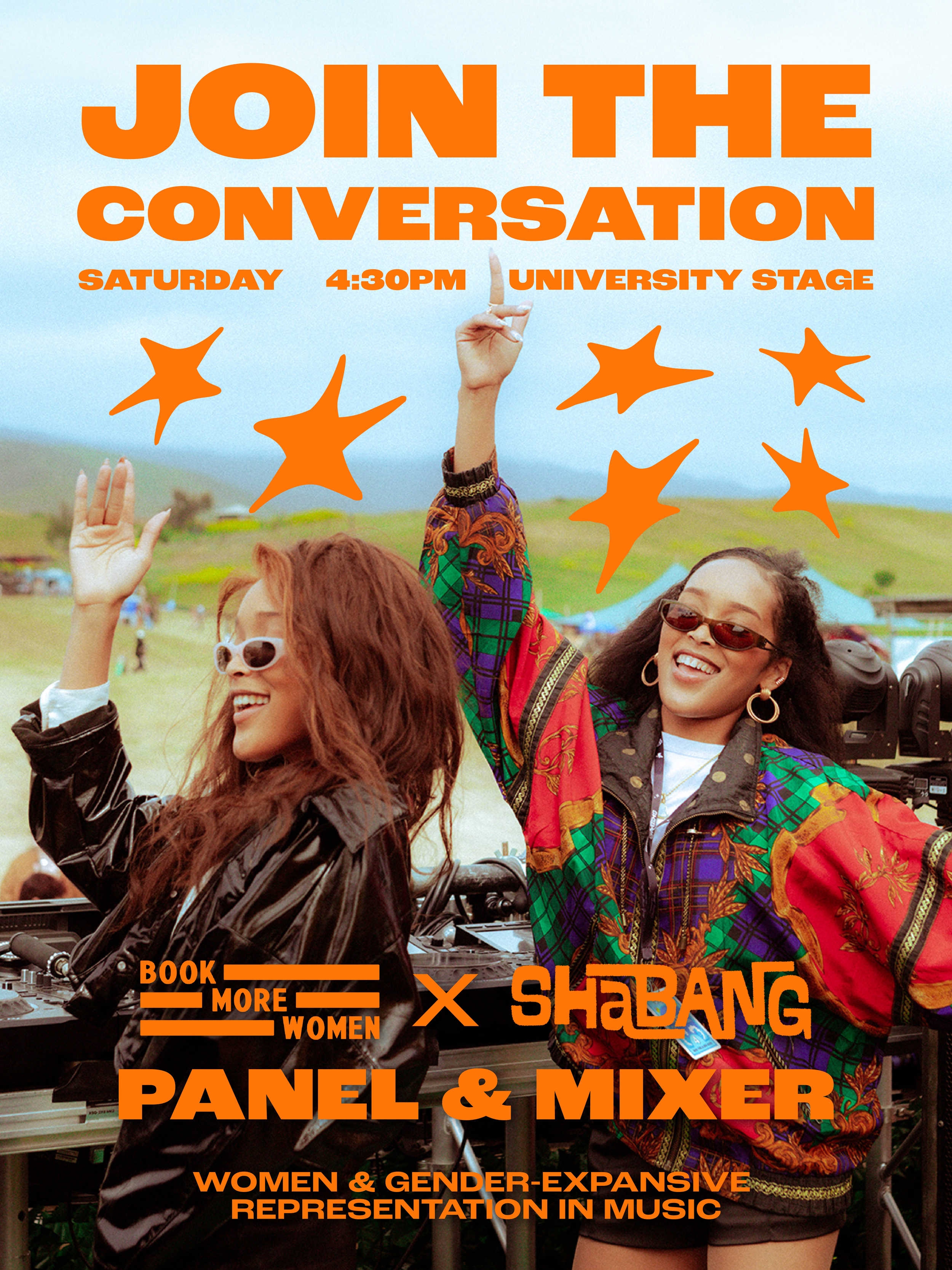 "Book More Women x Shabang" Social Carousel