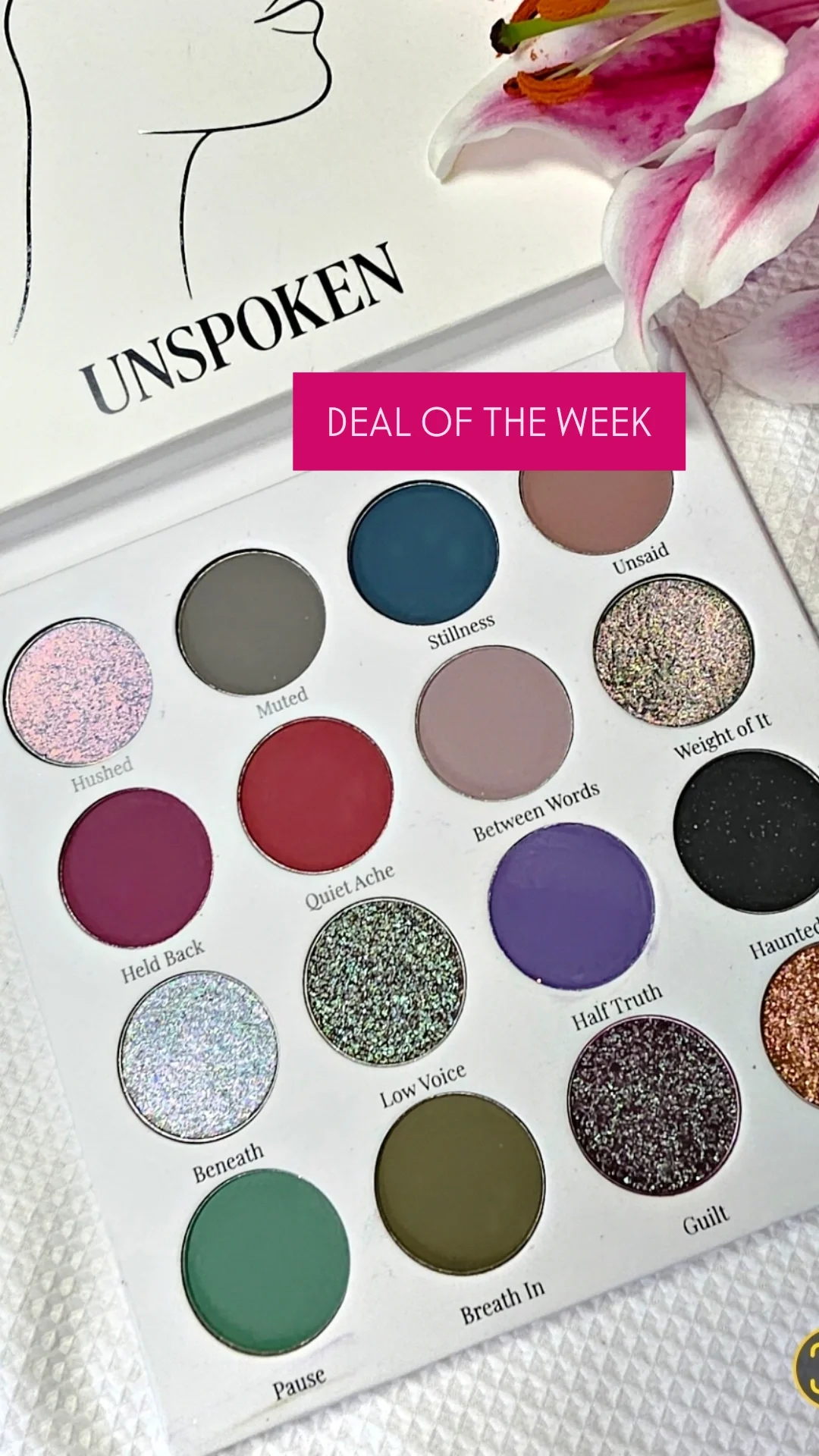 Unspoken eyeshadow palette