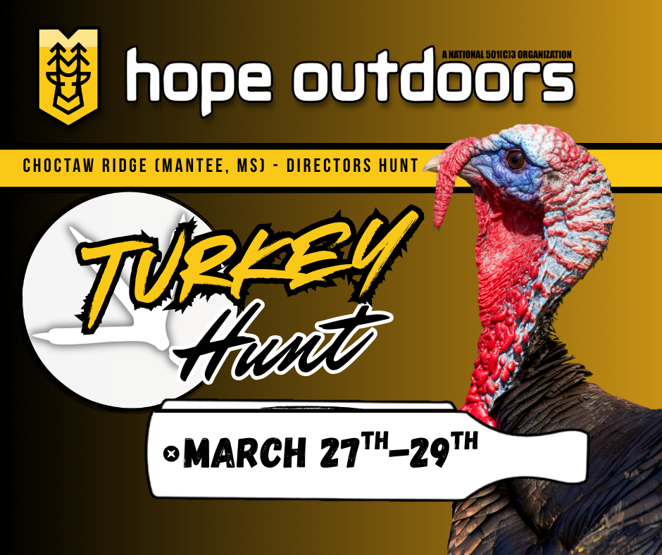 Choctaw Ridge Turkey Hunt Mantee, MS -  SORRY THIS EVENT IS CLOSED!!!