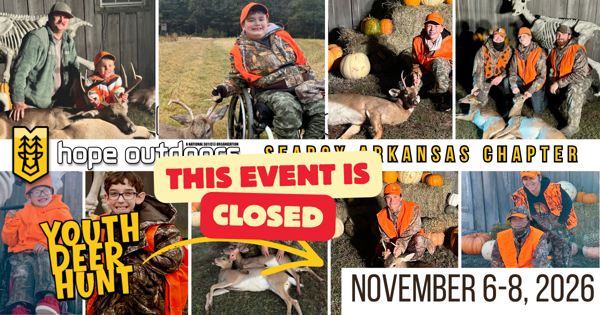 Searcy AR Chapter YOUTH Deer Hunt -  This Event is now closed!