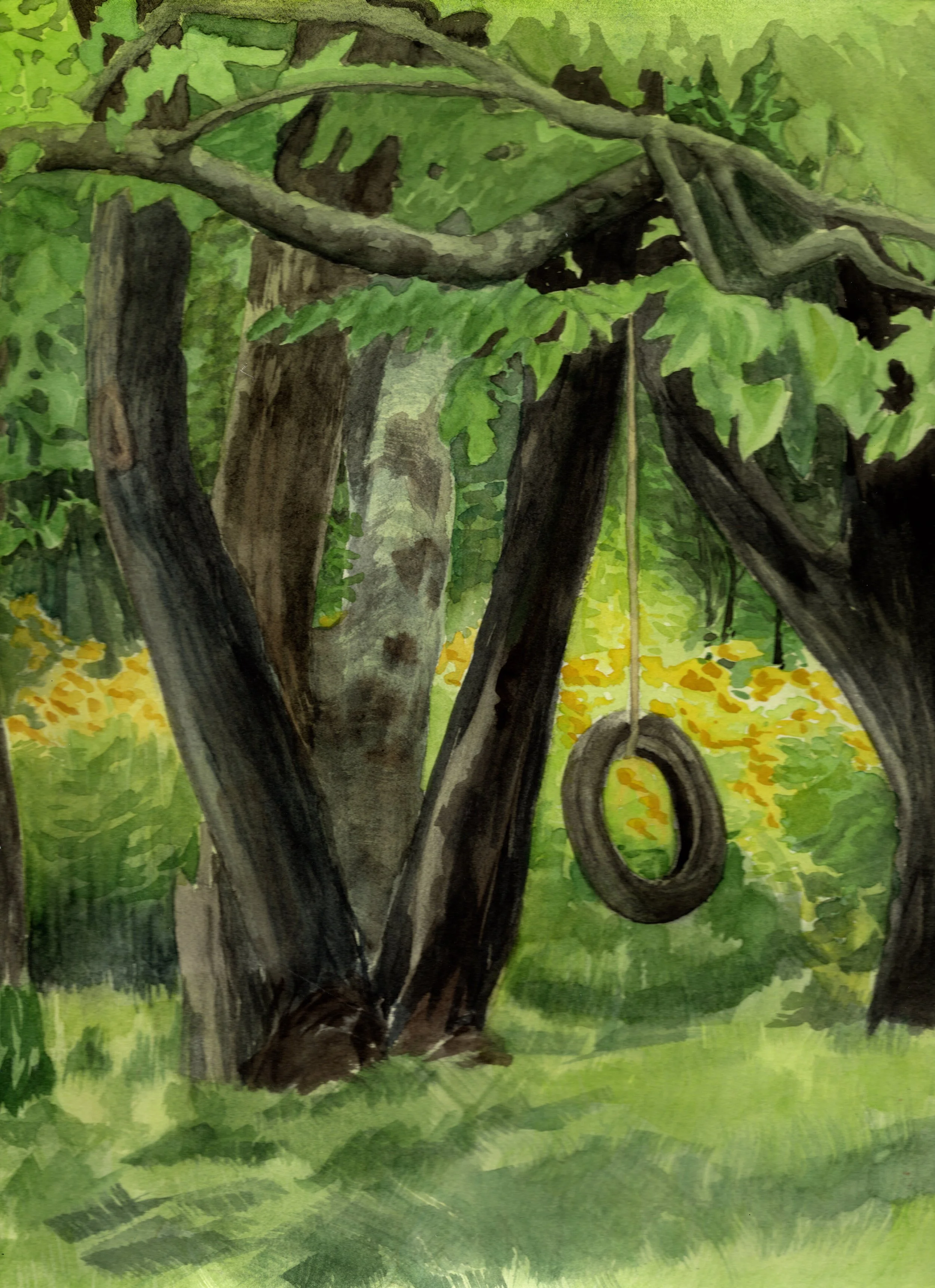 The Tire Swing by the Creek.jpg