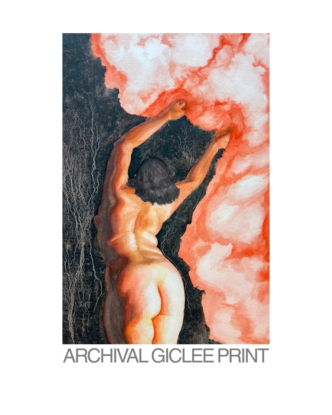 Lifting the Veil - 11x14 Archival Giclée Print (Printed to Order)