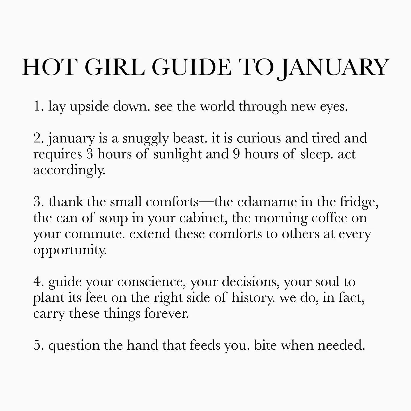 it&rsquo;s january and we have questions