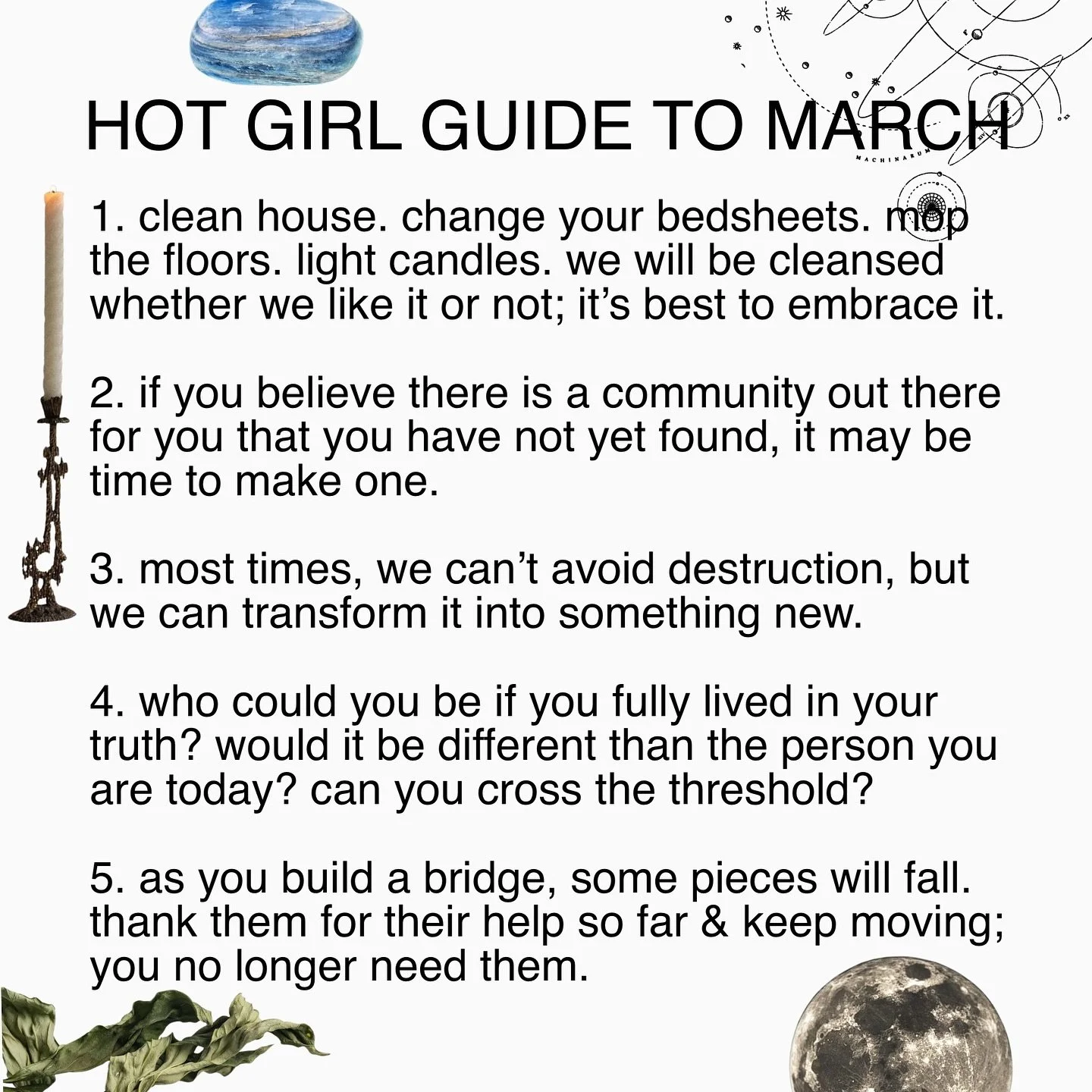it&rsquo;s march &amp; i understand now &mdash; guide to march &amp; symbols that have called to me/my art lately