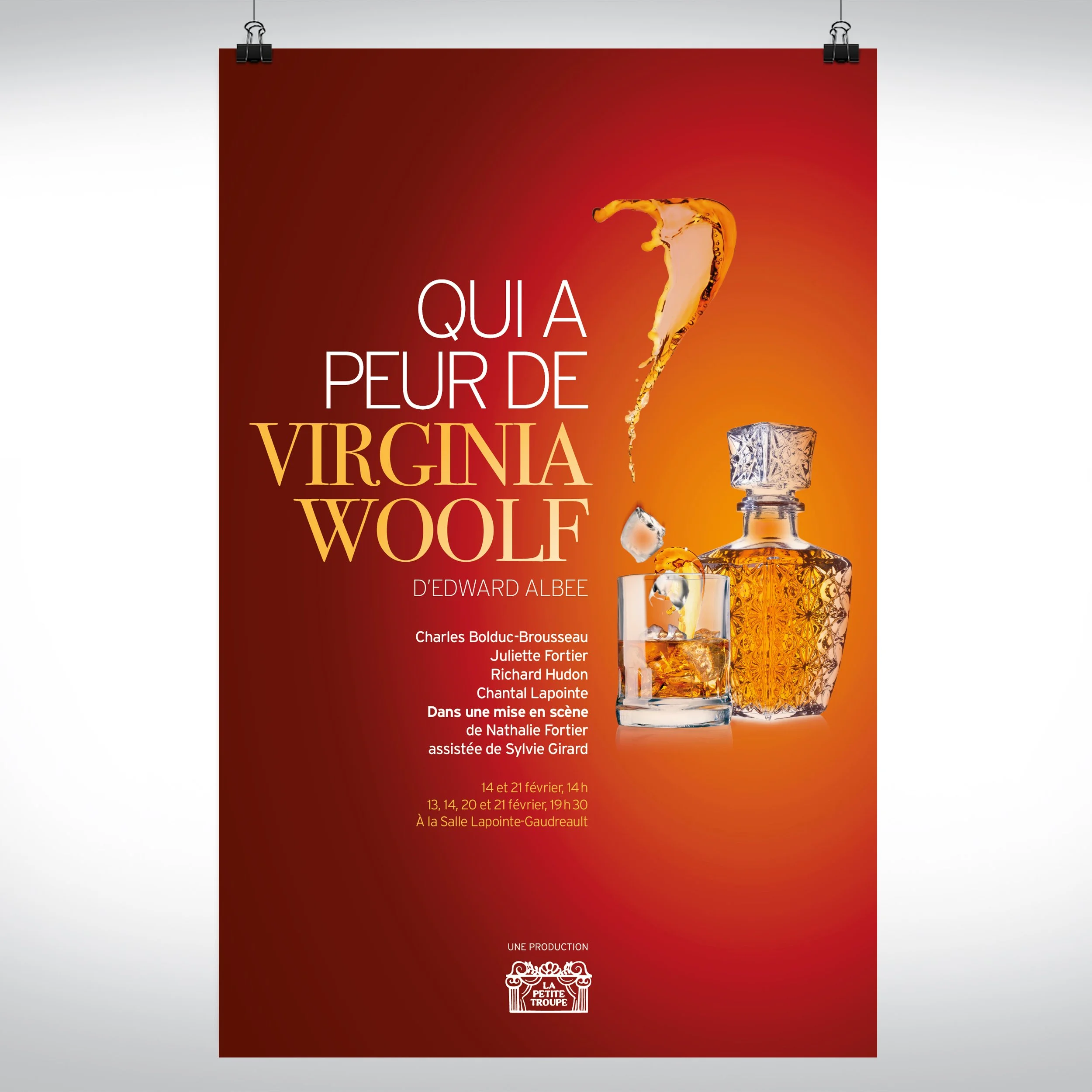 Affiche de théâtre