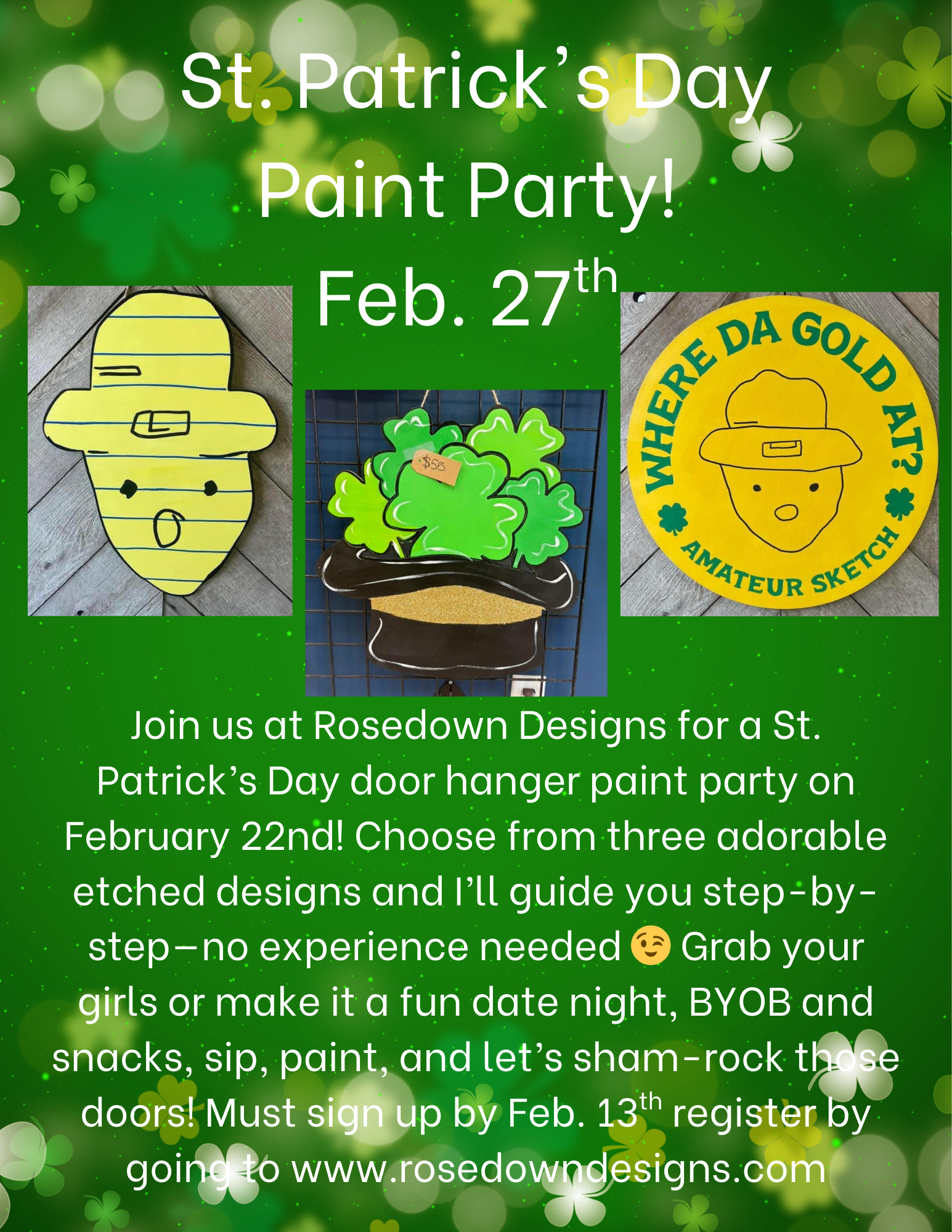 St. Patrick’s Day Paint Party