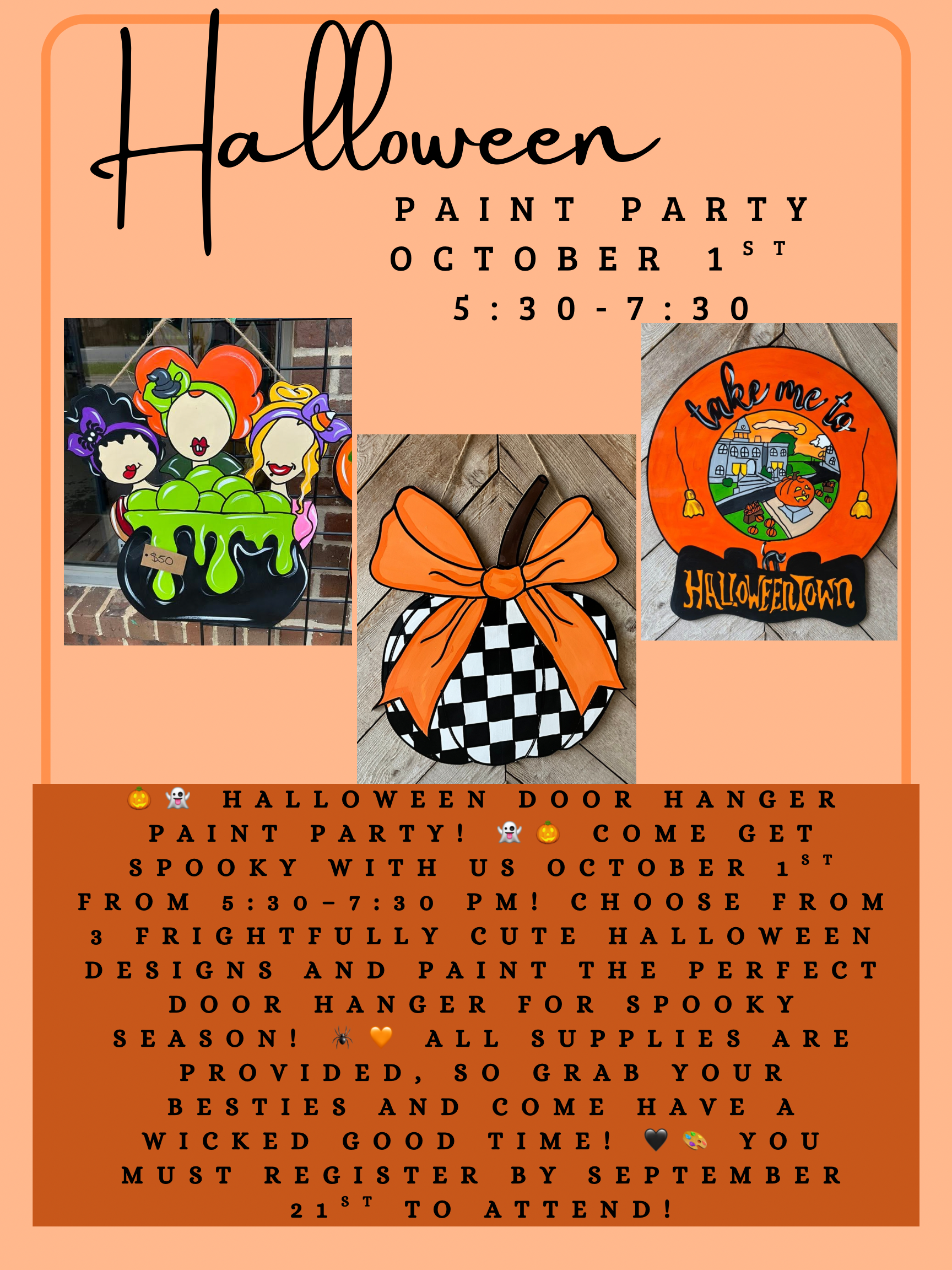 Halloween Poster Orange Cute Simple Illustration.png