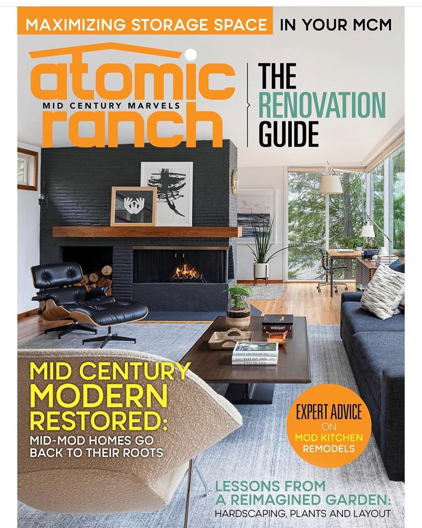 I&rsquo;m thrilled my photos of the Boomerang house by GSW architects made it into and onto the cover of Atomic Ranch. #atomicranch #midcenturymodern #architecturephotography #midcentury