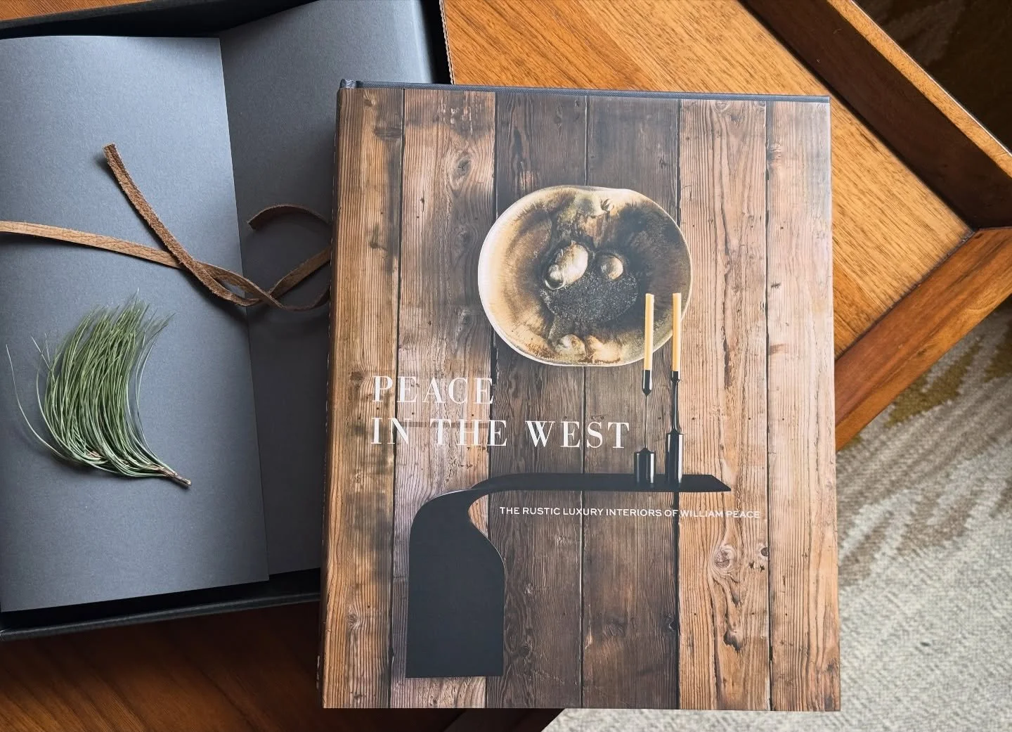 Honored to have the cover of this gorgeous book. I hope to see &ldquo;Peace In The West&rdquo; by Bill and the folks @peacedesign and @peacerusticluxury on coffee tables throughout the west this year. #peaceinthewest #gooddesign #rusticbeauty