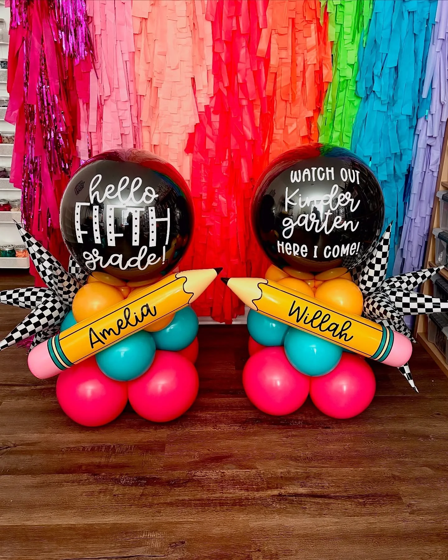 Who says back-to-school can&rsquo;t be a party!?🥳
-
From Kindergarten to Fifth Grade, we&rsquo;re here to make every moment worth celebrating! 📚

Whether it&rsquo;s a first day, new grade, or another exciting milestone, we love creating personalize