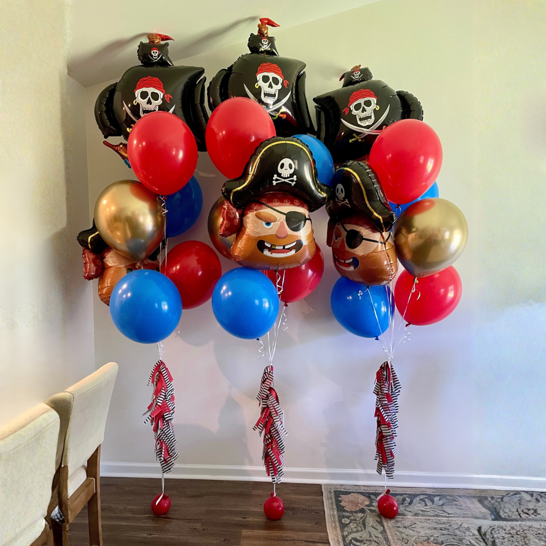 Tassel Bouquet + Foil Balloons 