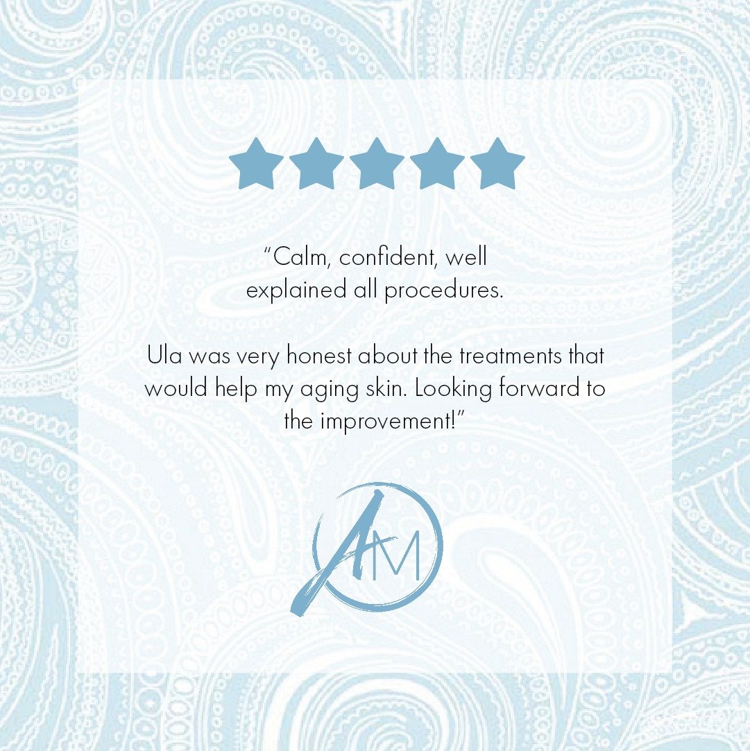 We love hearing from you about your experiences at our clinic! Thank you for sharing. 🥰 Special shoutout to our expert medical aesthetician/laser technician, Ula! 
 
#ArtMed #ArtMedGuelph #GuelphClinic #AestheticMedicine #CosmeticMedicine #Aesthetic