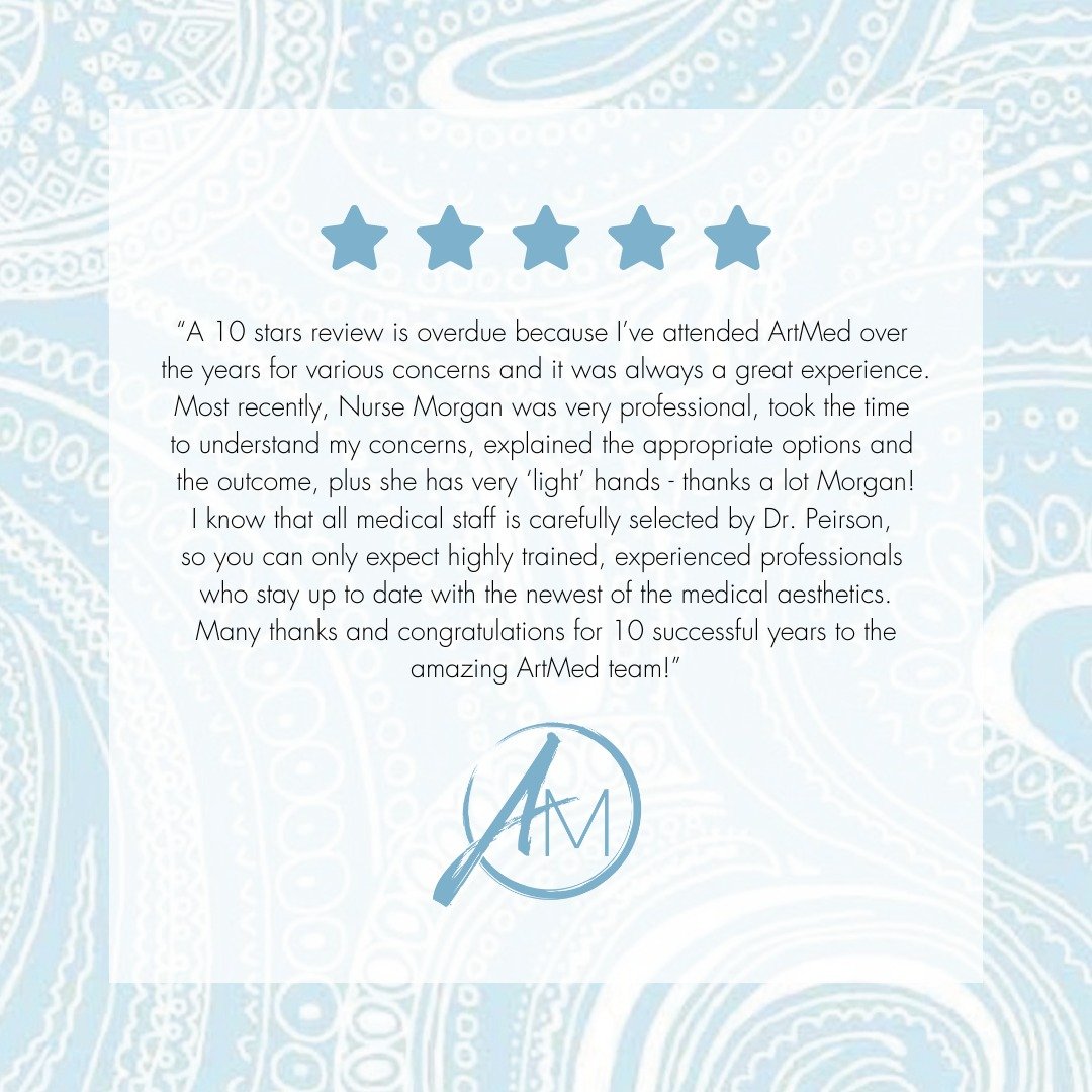 A heartfelt thank you to our wonderful client for the incredible review! 🌟 

We're thrilled to hear about your great experiences with us over the years. Special shoutout to Nurse Morgan (@_nursemorgan) for her professionalism, attentive care, and ex
