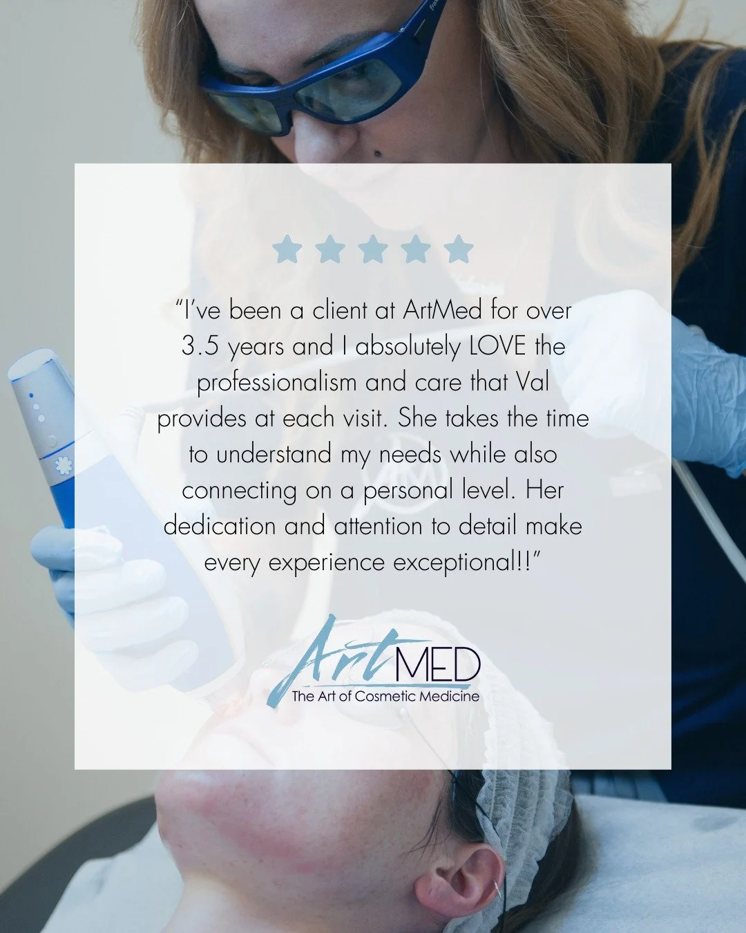 Nothing makes our day like your kind words 💙

Thank you for the wonderful 5-star review - we&rsquo;re so grateful for every client who trusts us with their skin and aesthetic journey.

You&rsquo;re the reason we love what we do.

Shoutout to our won