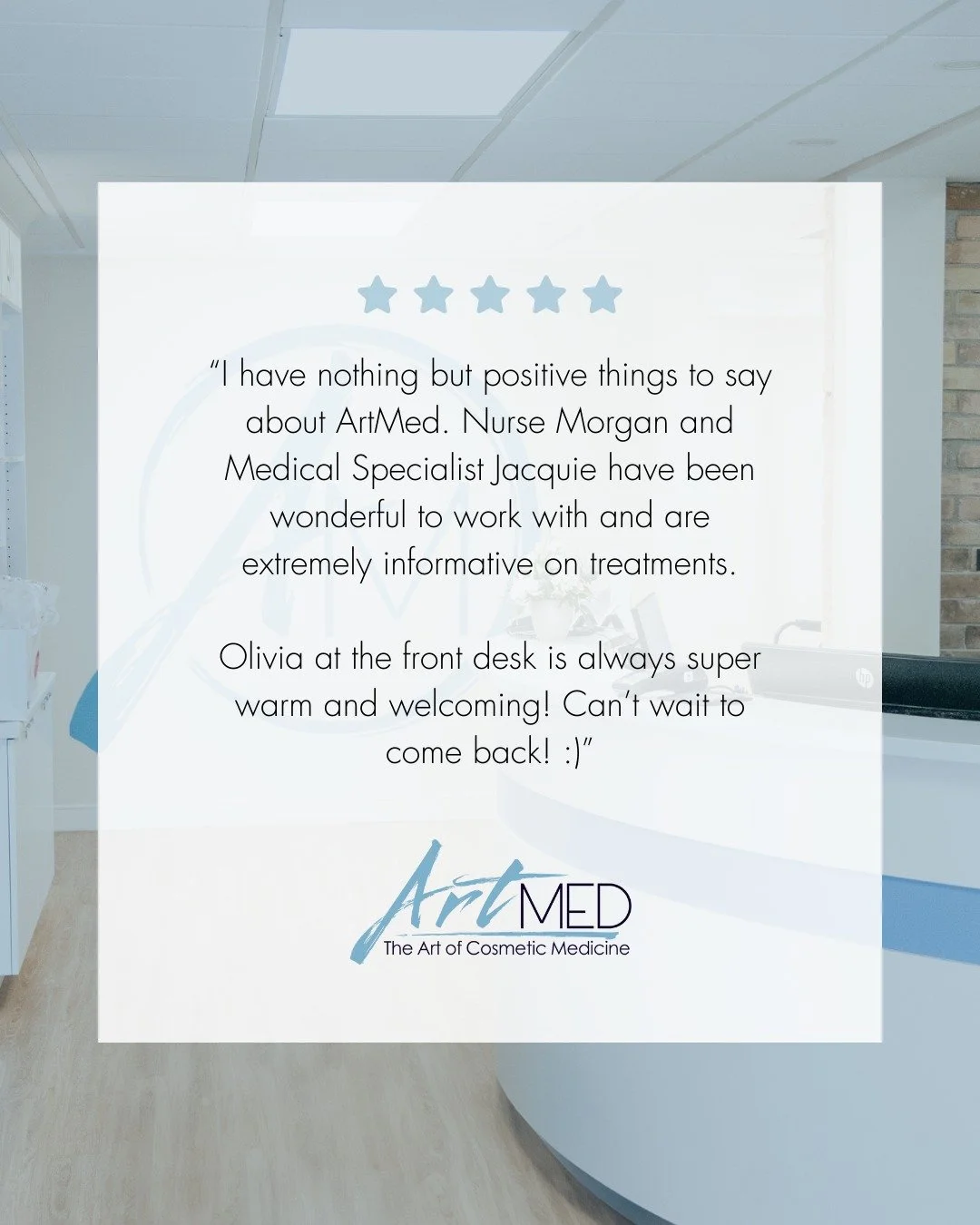 Nothing makes us happier than hearing our clients feel informed, supported, and welcomed every step of the way. 🤍

Thank you for trusting ArtMed with your care.