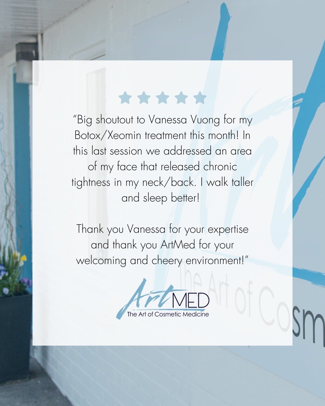 When expertise meets precision, the results can go beyond aesthetics.

Strategic neuromodulator treatments can help soften lines and ease muscle tension, leaving you looking refreshed and feeling more comfortable.

We are so proud of the thoughtful, 