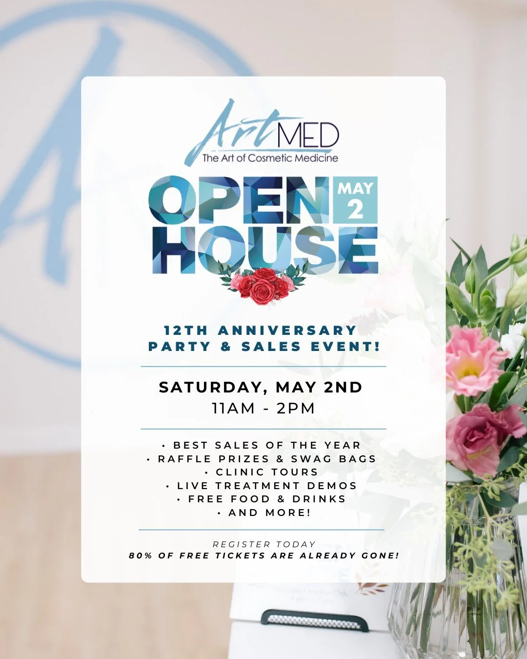 🎉 Our Anniversary Open House is just a few weeks away&hellip; and it&rsquo;s filling up FAST 🎉

Over 80% of our in-person tickets are already gone, so if you&rsquo;ve been thinking about coming, now is the time to secure your spot. Register through