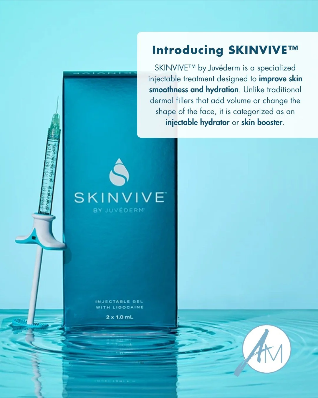 Meet SkinVive&trade; by JUV&Eacute;DERM&reg; ✨

A unique injectable skin booster designed to improve hydration, smoothness, and overall skin quality from within.

Unlike traditional dermal fillers that add volume or structure, SkinVive&trade; works t