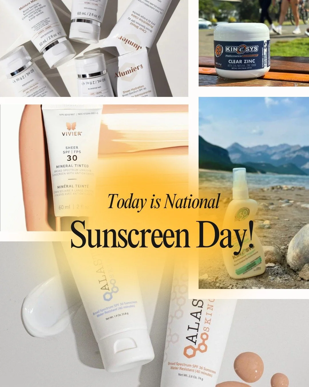 Happy National Sunscreen Day ☀️🧴

Daily sunscreen use is one of the most important things you can do to help protect your skin from premature aging, pigmentation, and UV damage.

Rain or shine, summer or winter, SPF should be part of your everyday r