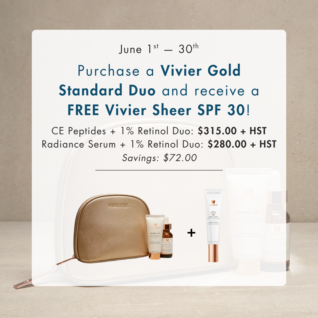 Vivier Gold Standard Kit + FREE SPF 30 Sunscreen