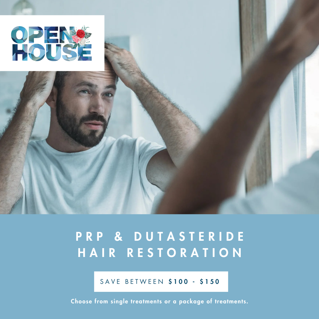 CATEGORY 4: PRP & Dutasteride Hair Restoration | Save $100 - $150