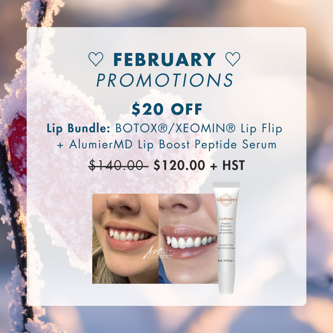 Lip Bundle: BOTOX®/XEOMIN® Lip Flip  + AlumierMD Lip Boost Peptide Serum | February Offer