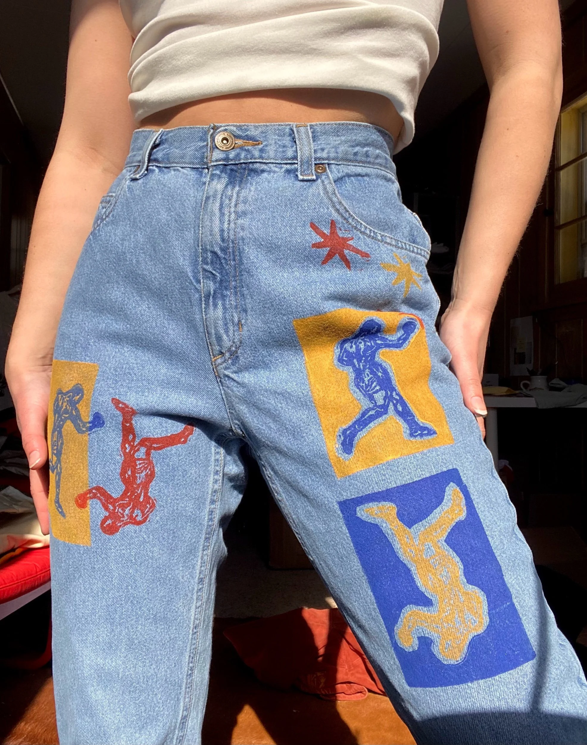 boxer jeans