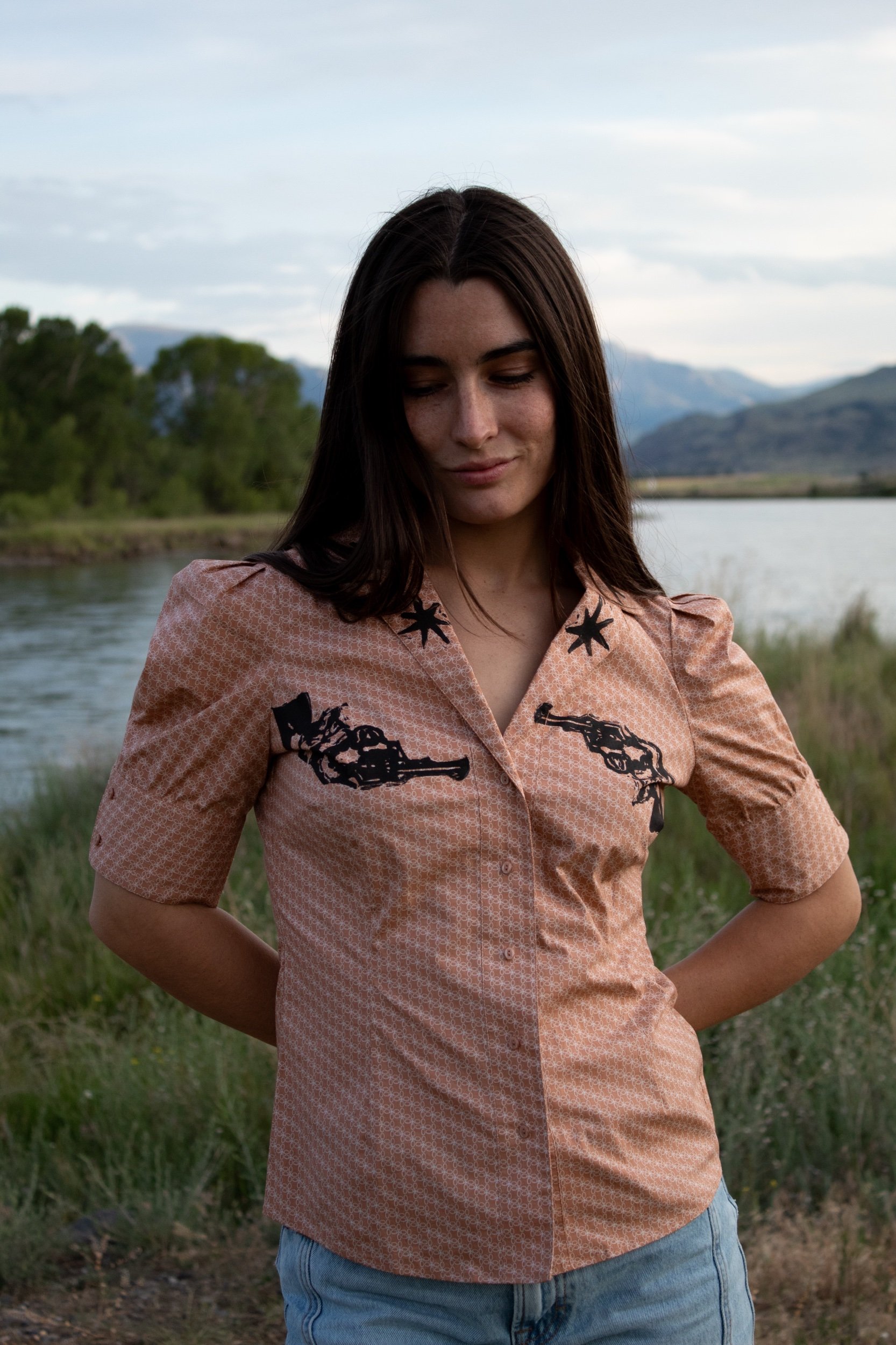 puff sleeve pattern blouse