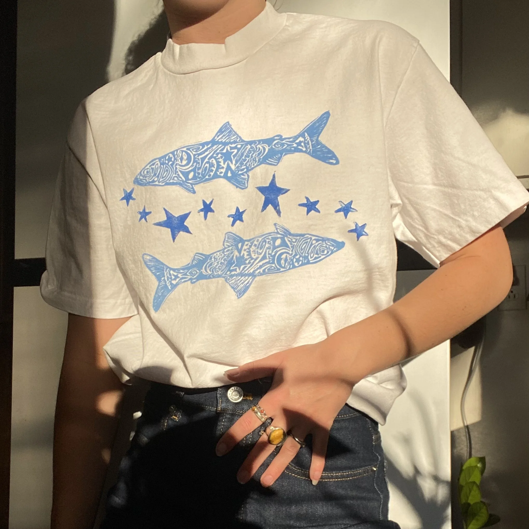 8 oz herring tee