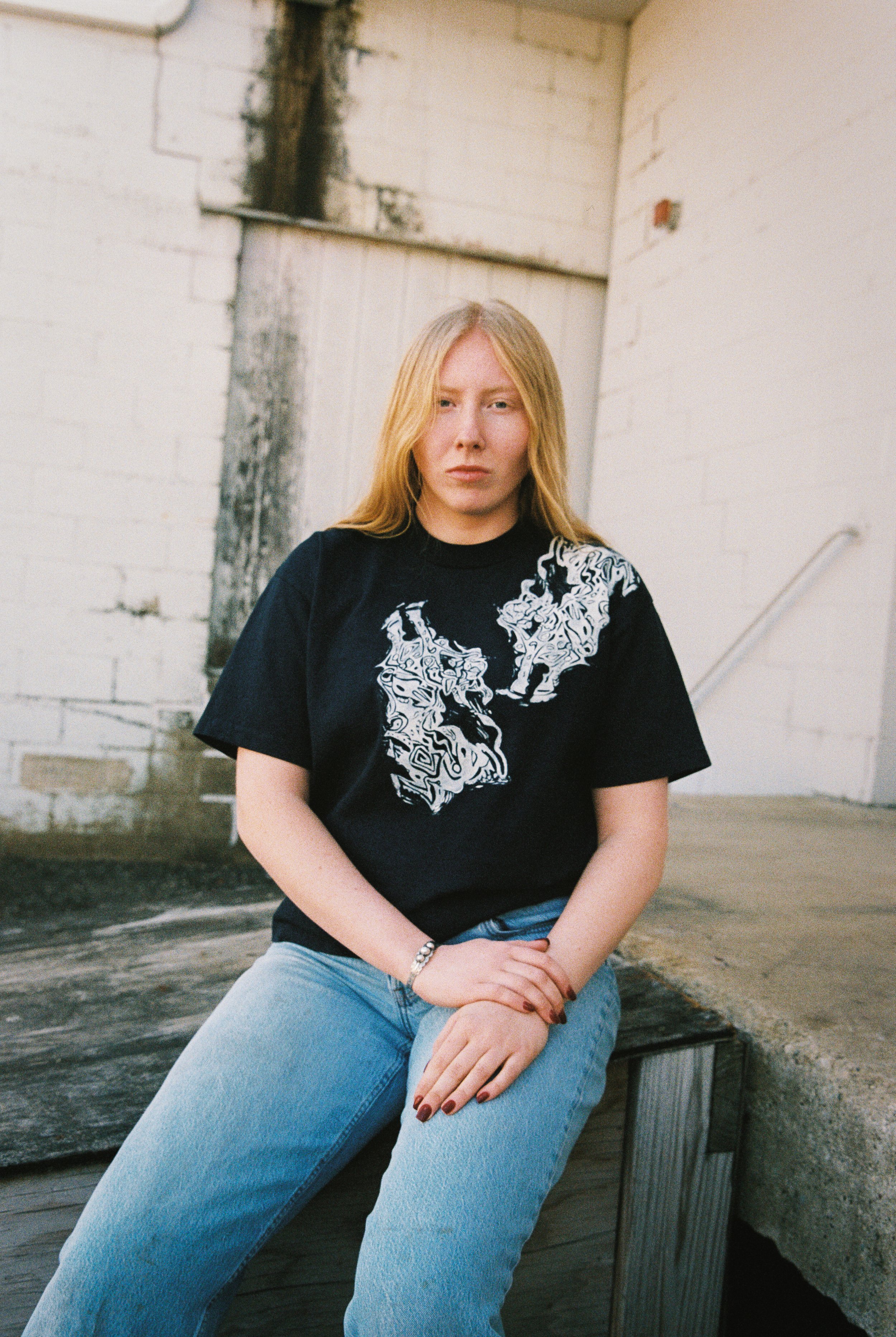 bull heavy tee navy