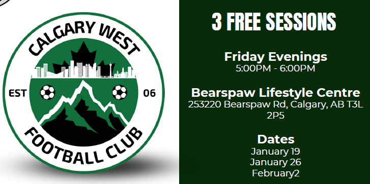 Calgary West Free Soccer Fridays