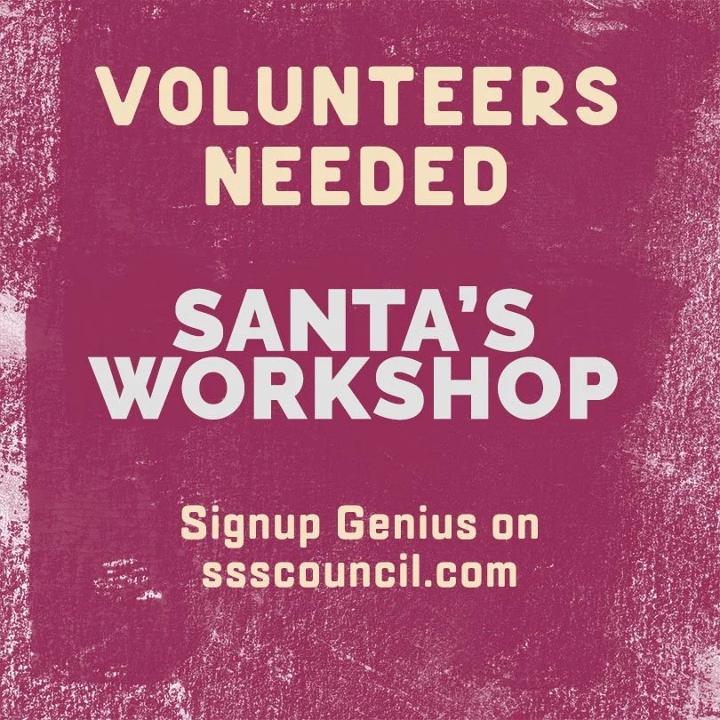 Santa’s Workshop Volunteers Needed