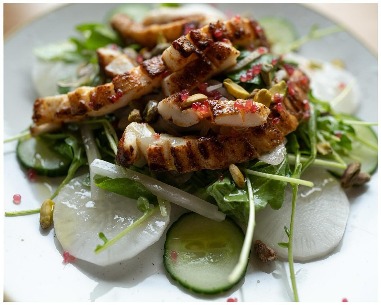 Our Humboldt Squid Salad is damn good, nuff said.
@secondteamkyle 📸