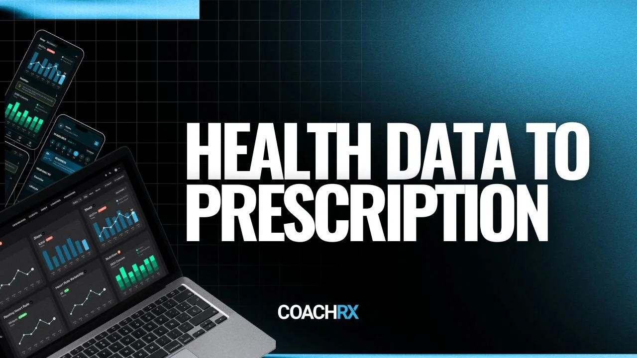 Turn Wearable Data into Coaching Actions: From Trends to Prescriptions in CoachRx