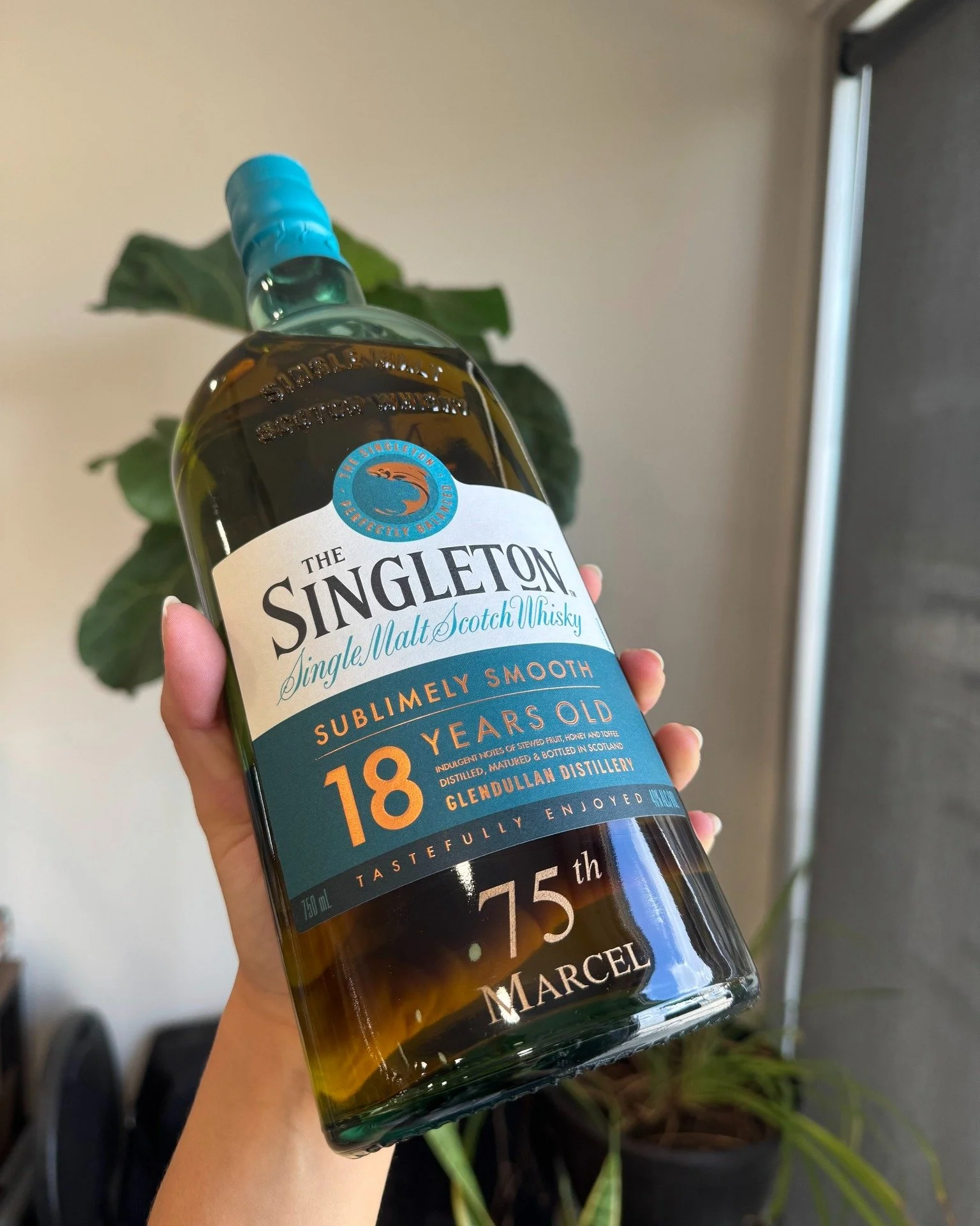 When your wife surprises you with an engraved 18 year old Singleton... That&rsquo;s love (and excellent taste) 🥃✨

We think personalized gifts make birthdays, anniversaries, and milestones unforgettable.

🎁 What milestone would you celebrate with a
