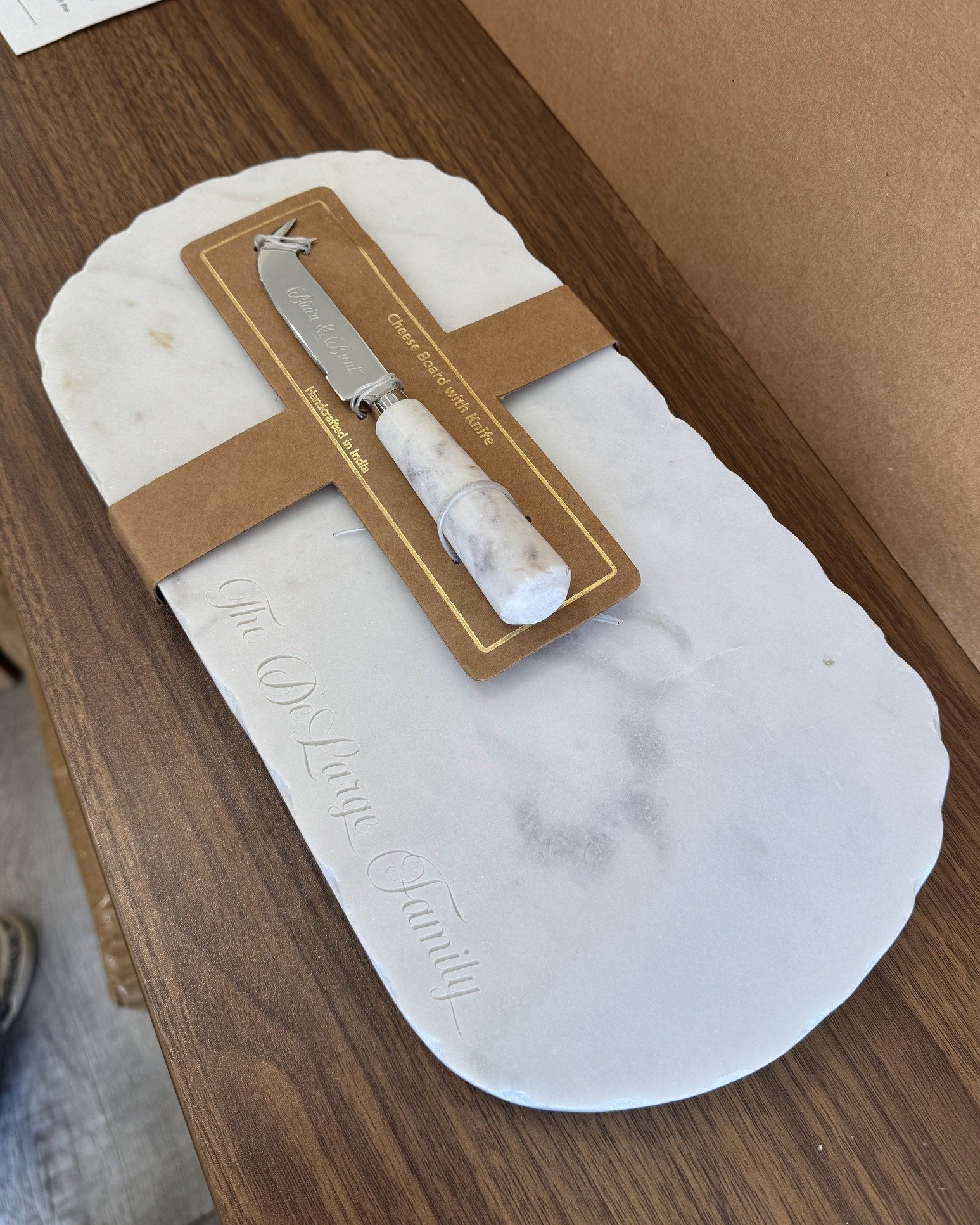 This set made us a little jealous 🫠 We laser engraved a beautiful marble cheese plate and a cheese knife for the newly wed DeLarge Family. We hope they use it for the wonderful occasions.

📞(504) 467-7878
📍1005 Central Ave, Metairie, LA 70001

 #p