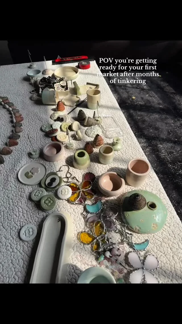 This audio is so serious haha but I had a lot of pieces I wanted to share :)
πEverything will be available at my first market at Piedmont Park on May 31st!
β€οΈ please check my market highlight for the event details
#ceramicart #ceramicdesign #cera