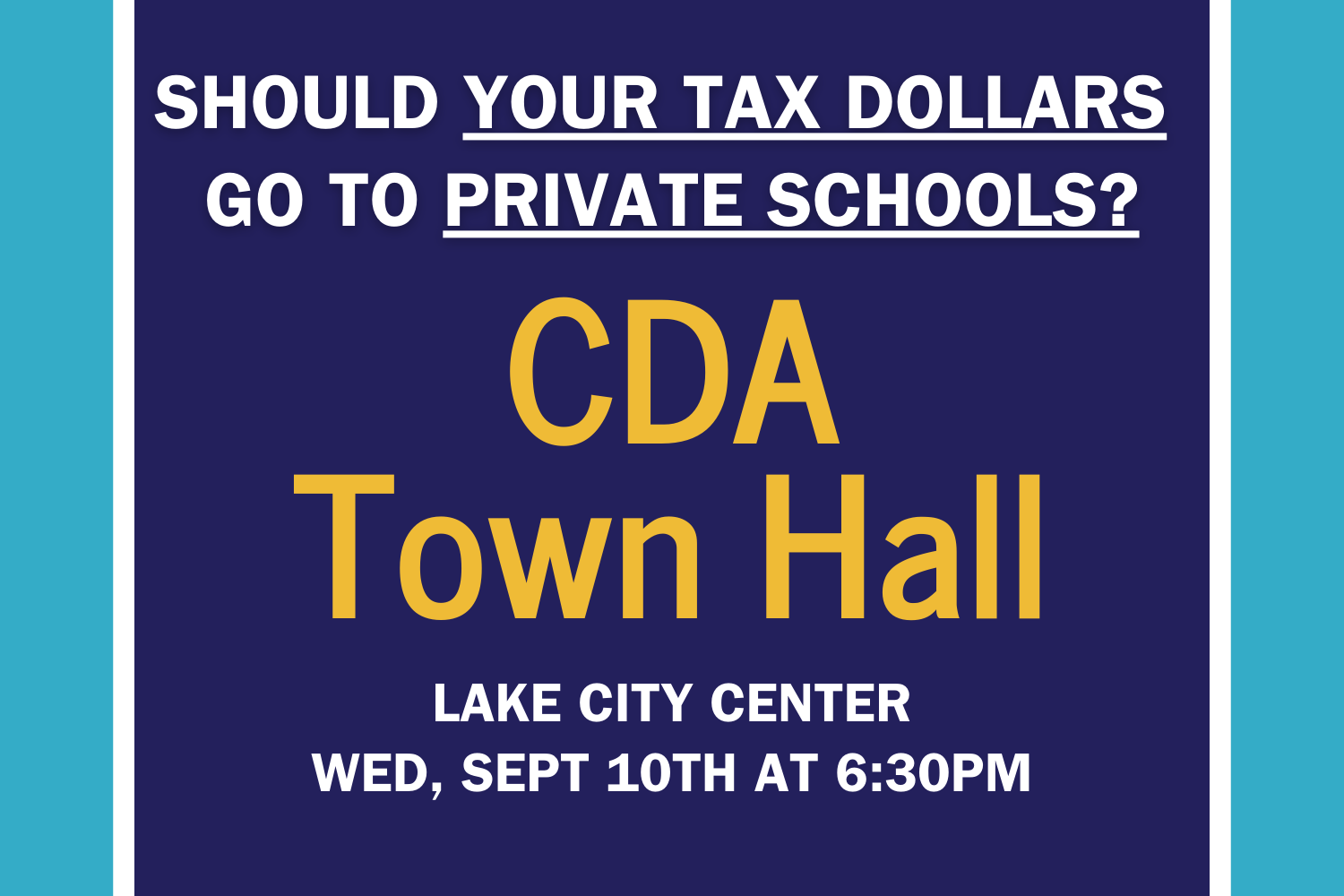 Coeur d’Alene Save Our Schools Town Hall