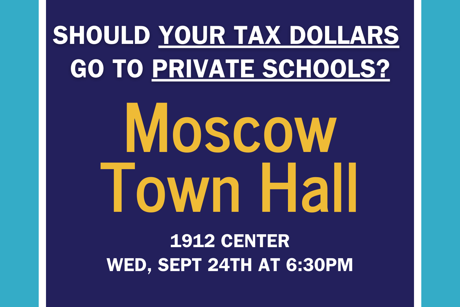 Moscow Save Our Schools Town Hall